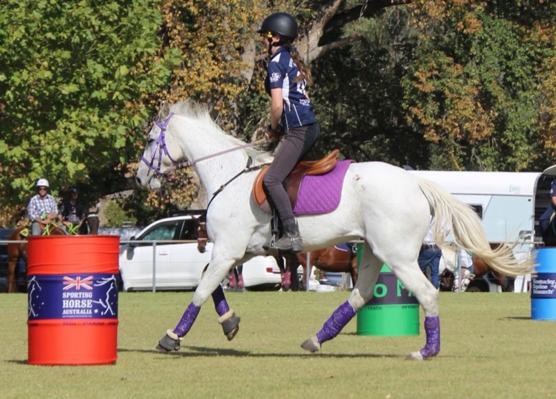 Rider at a SHA event