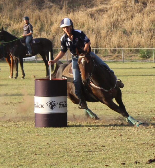 Off The Track barrel racing